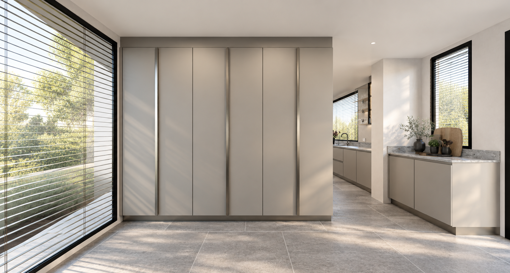 Scullery — tall storage