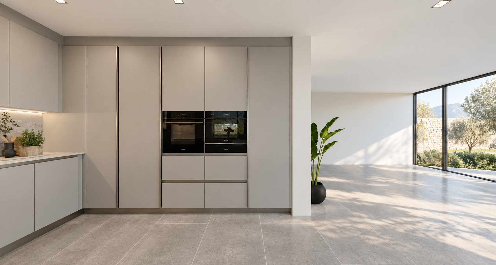 Kitchen — oven elevation