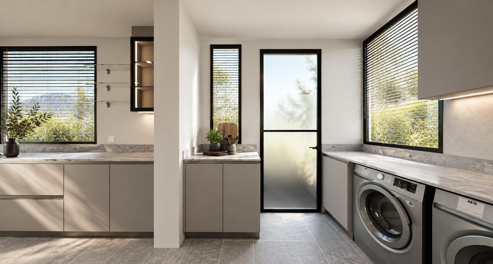Scullery — connecting view