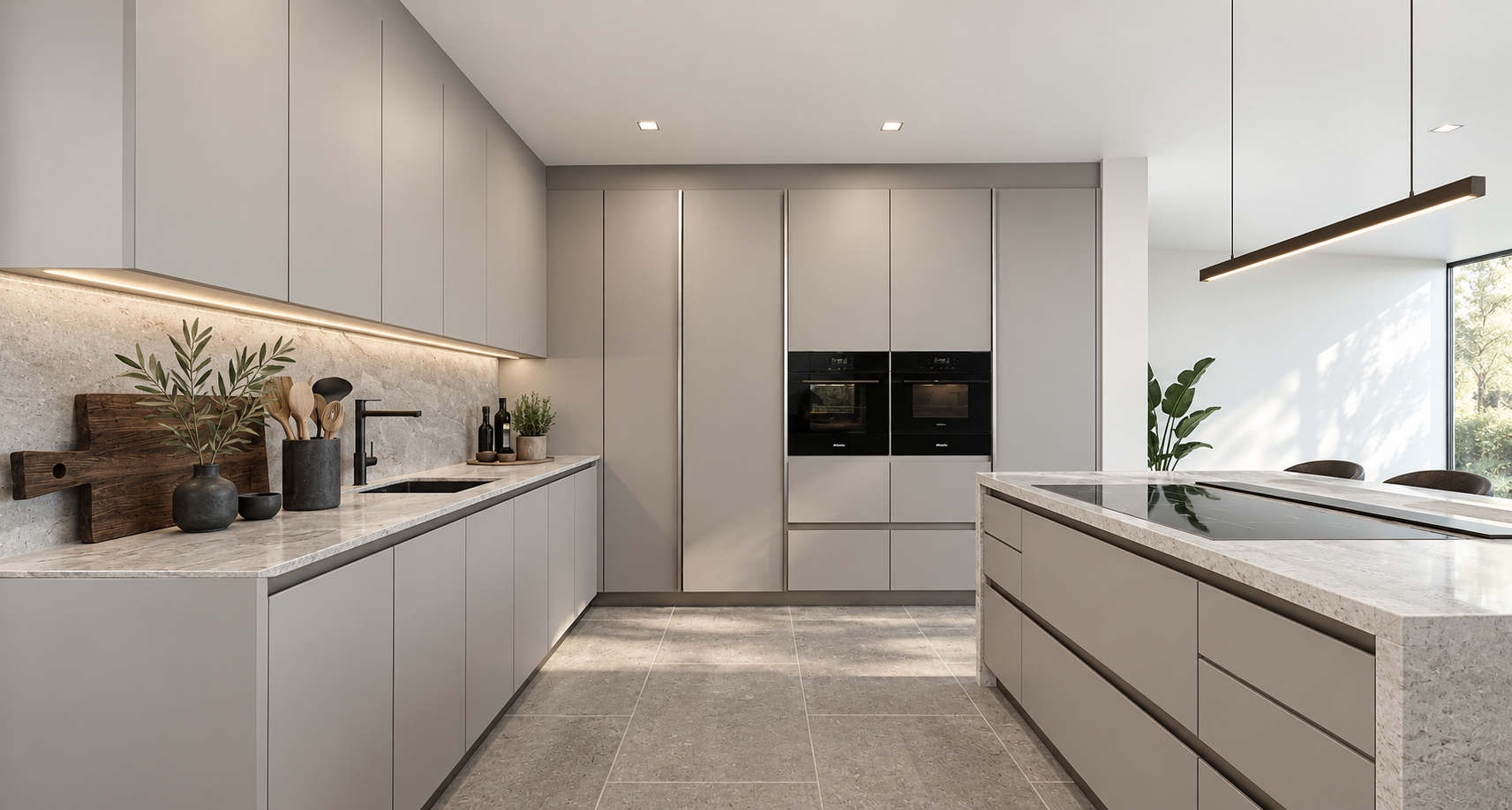 Kitchen — working aisle